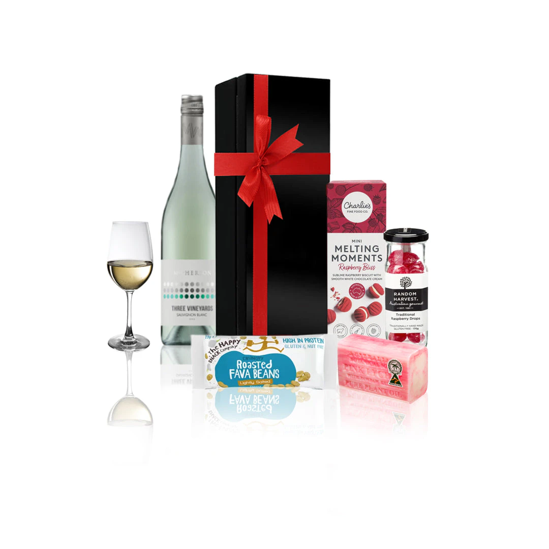 Wine & Snacks Hamper - White