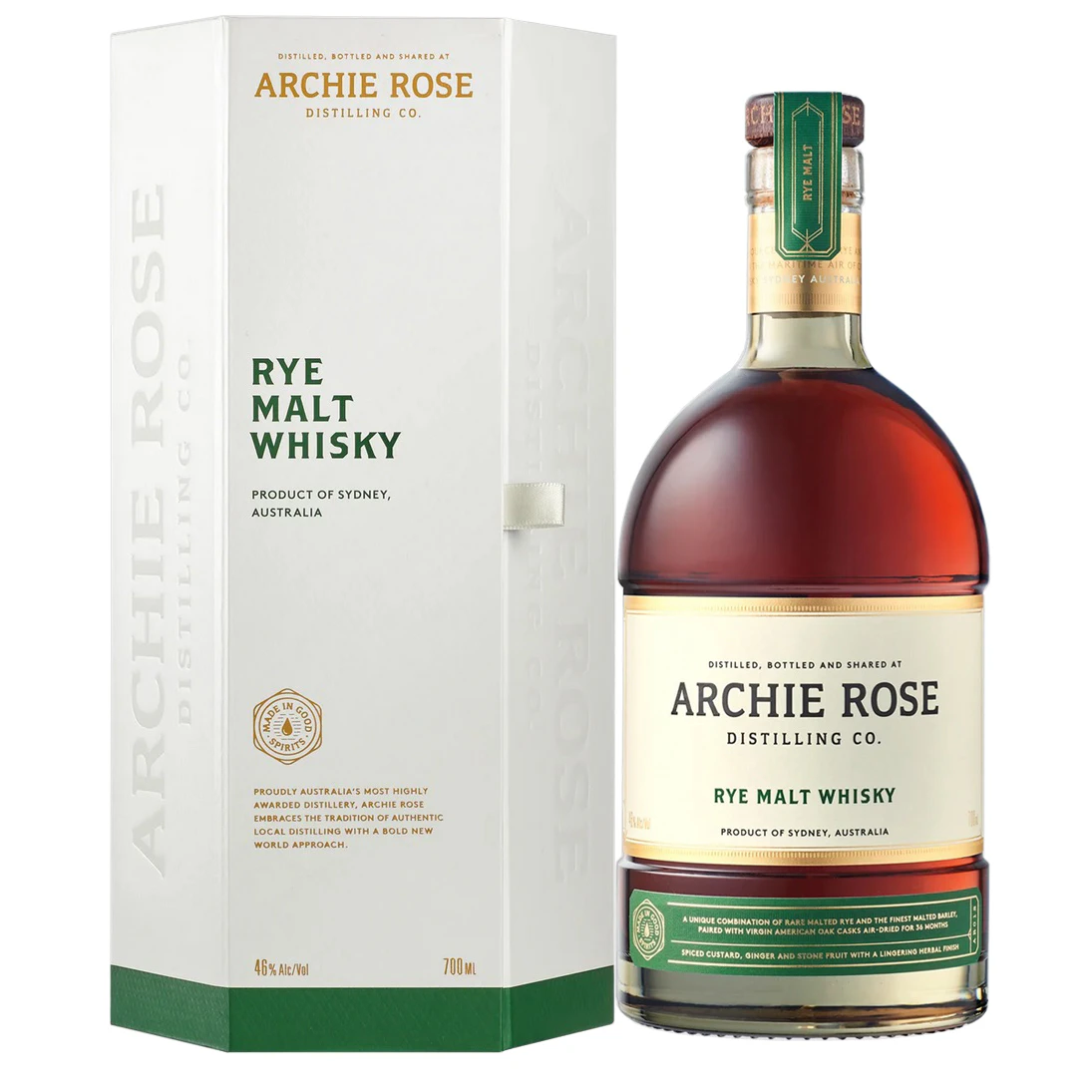 Archie Rose Rye Malt Australian Whisky 700ml