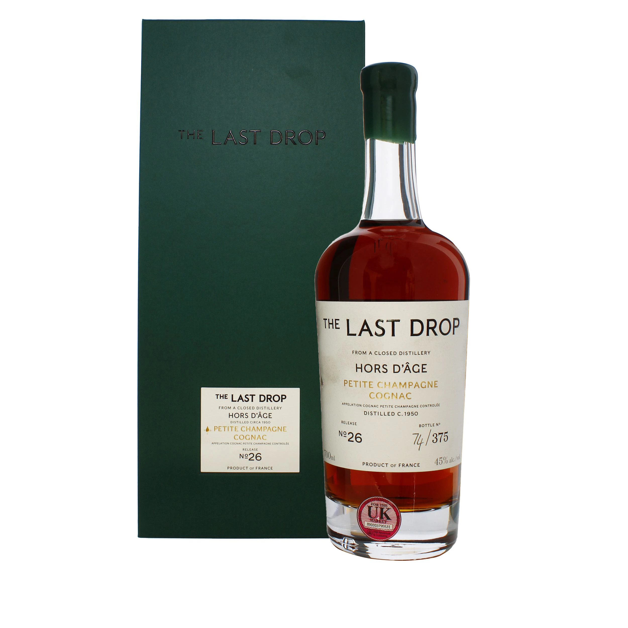 The Last Drop Petit Champagne Cognac Bottle 149 700ml