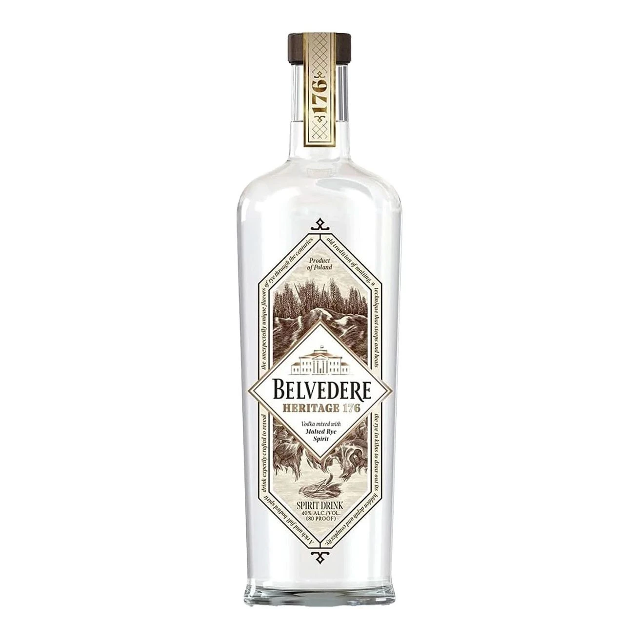 Belvedere Heritage 176 Malted Rye Vodka 700ml