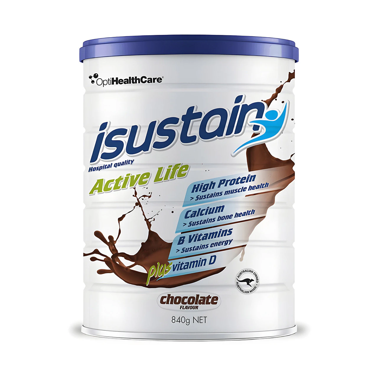 Isustain Hospital Active Chocolate 840g