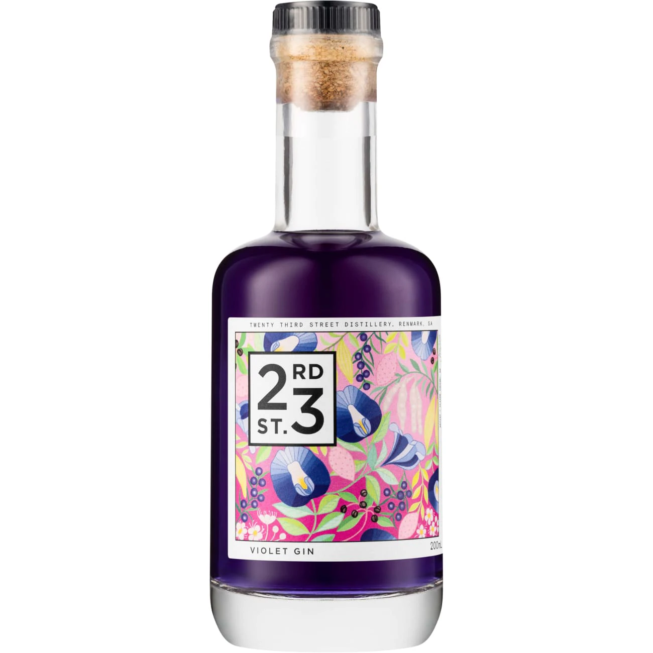 23rd Street Distillery Violet Gin, 200ml 40% Alc.