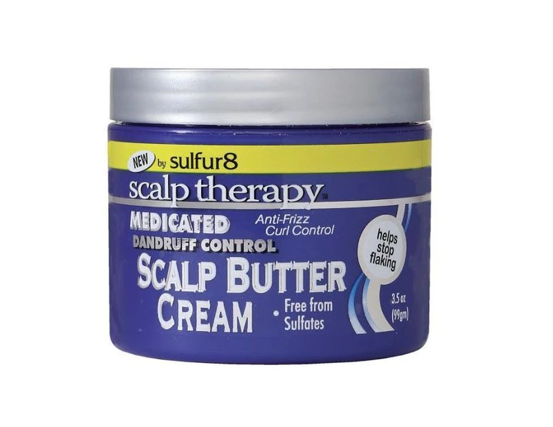 Sulfur 8 Medicated Dandruff Control Scalp Butter Cream 99g (3.5oz)