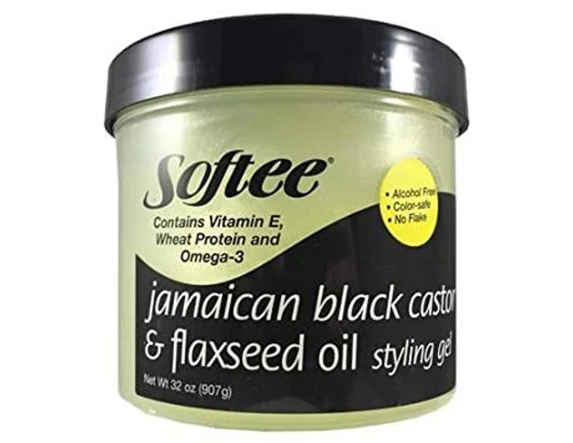 Softee Jamaican Black Castor & Flaxseed Oil Styling Gel 907g (32oz)