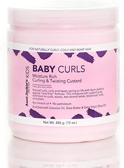 Aunt Jackie's Baby Curls Curling & Twisting Custard 426g (15oz)