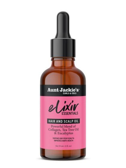 Aunt Jackie's Elixir Collagen Tea Tree Oil For Hair & Scalp 59mL(2oz)