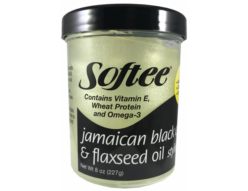 Softee Jamaican Black Castor & Flaxseed Oil Styling Gel 227g (8oz)