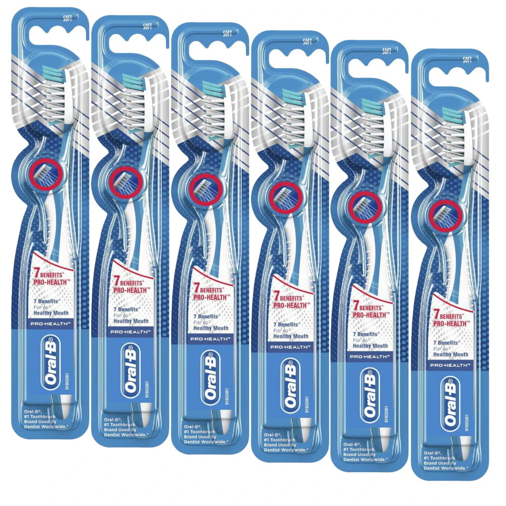 6x Oral B 7 Benefits Pro Health Toothbrush