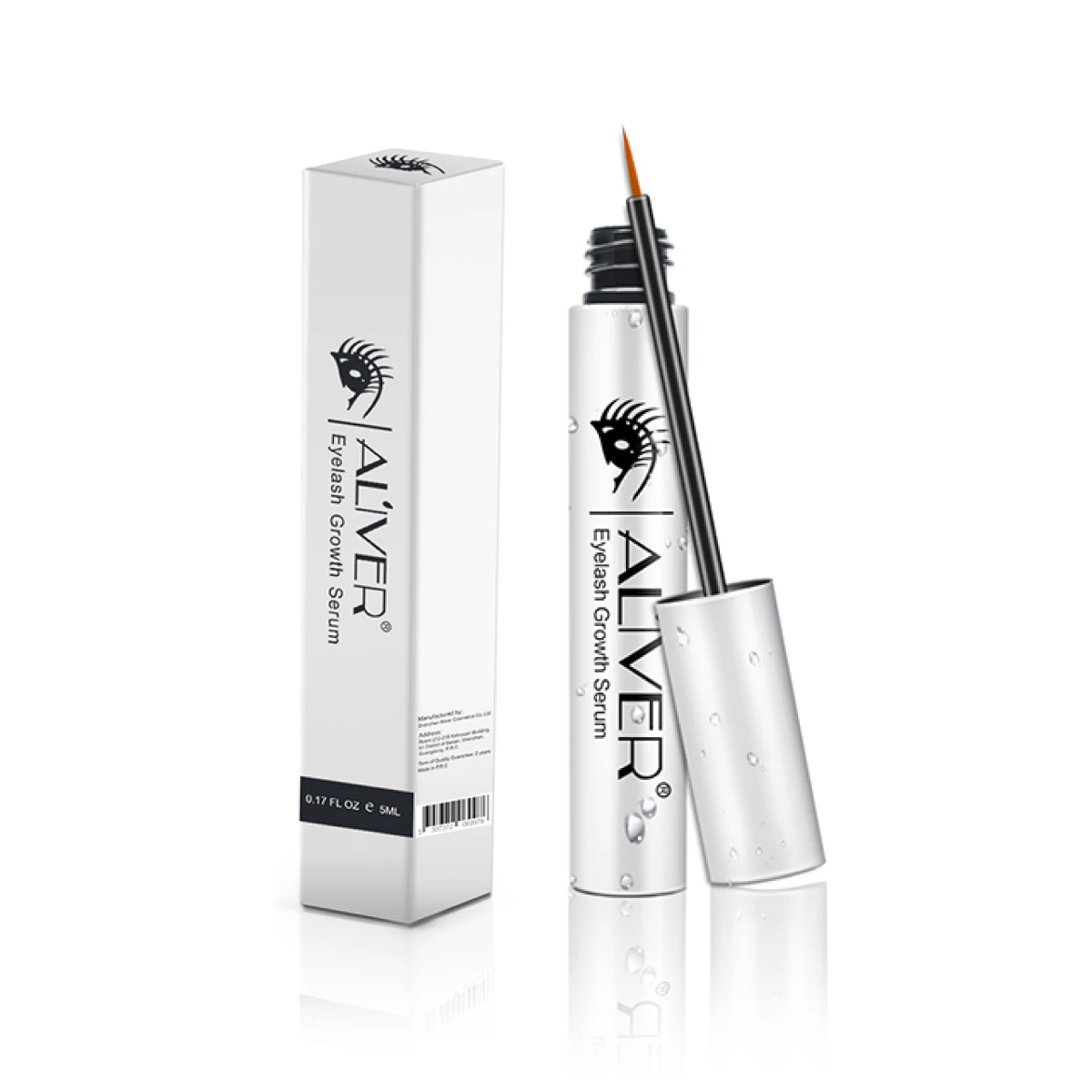 Aliver Eyelash Growth Serum Booster Enhancer Long Eye Lash Eyebrow Rapid Fast Fuller