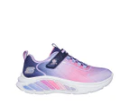 Skechers Girls' Rainbow Cruisers Light-Up Sneakers - Navy/Multi