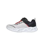 Skechers Boys' S-Lights: Twisty Brights 2.0 Sneakers - Light Grey/Red/Black