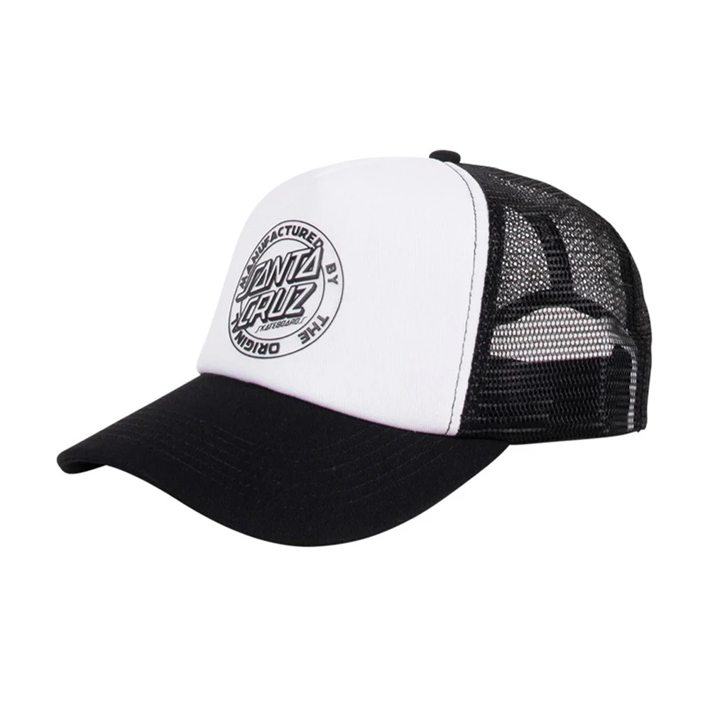 Santa Cruz MFG Dot Trucker Hat Mens in Black