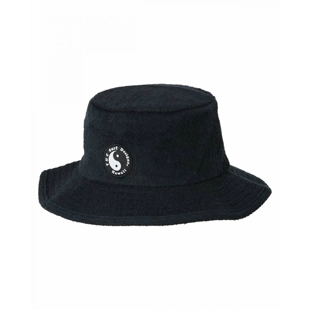 Town & Country Terry Bucket Hat in Black