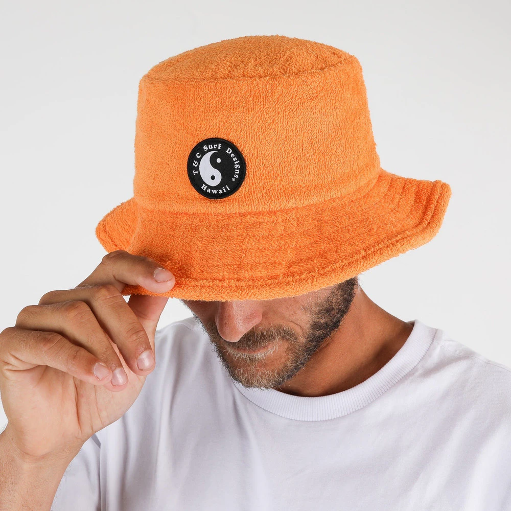 Town & Country Terry Bucket Hat in Orange