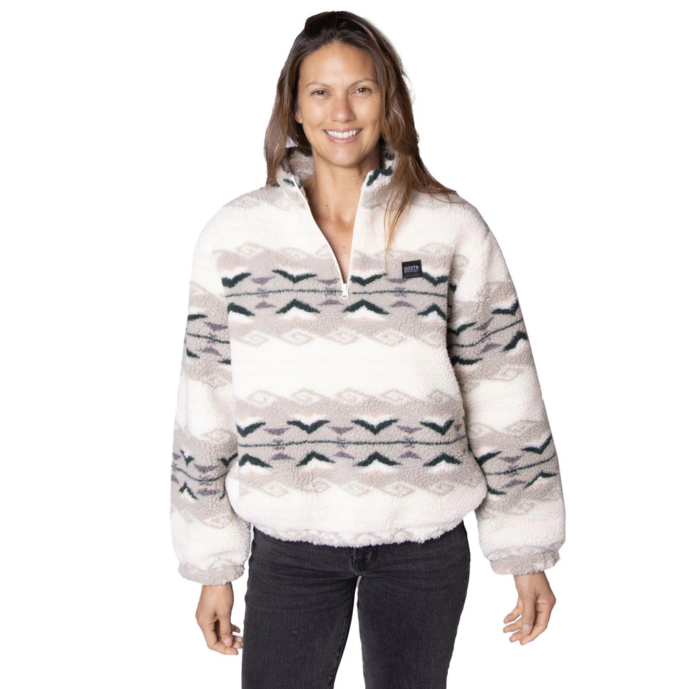 Sisstrevolution Smooth Sherpa Fleece Womens in Sea Salt