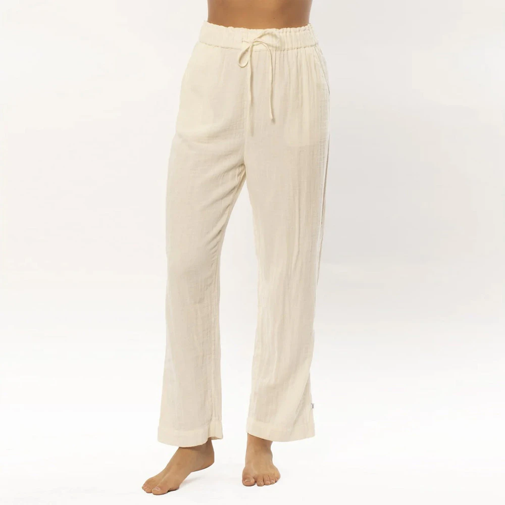 Sisstrevolution Sunset Seeker Woven Pant Womens in Sea Salt