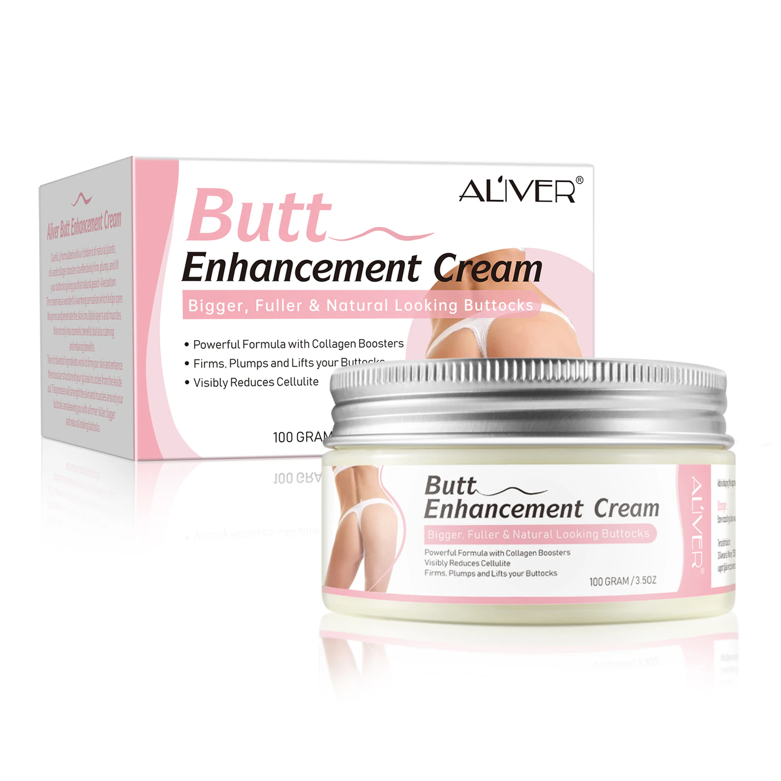 Aliver Hip Up Butt Lifter Enlargement Shape Cream Enhancement Oil Enhancer Firming Lift Sculpt Booty Shaping Anti Cellulite Slimming Bigger Buttock