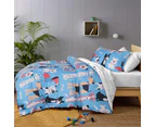 Happy Kids Puppy Club Glow In The Dark Quilt Cover Set