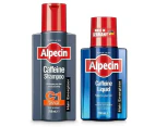 Alpecin Starter Pack - Caffeine Shampoo C1 250ml + Caffeine Liquid 200ml - strengthens hair on days with and without washing