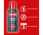 Alpecin Starter Pack - Caffeine Shampoo C1 250ml + Caffeine Liquid 200ml - strengthens hair on days with and without washing