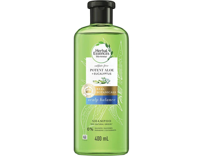 Herbal Essences Potent Aloe & Eucalyptus Strength & Moisture Shampoo 400ml