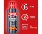 2x Alpecin Caffeine Shampoo C1 - For Stronger Hair, 375ml