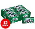 12 x Eclipse Sugarfree Mints Tin Spearmint 40g