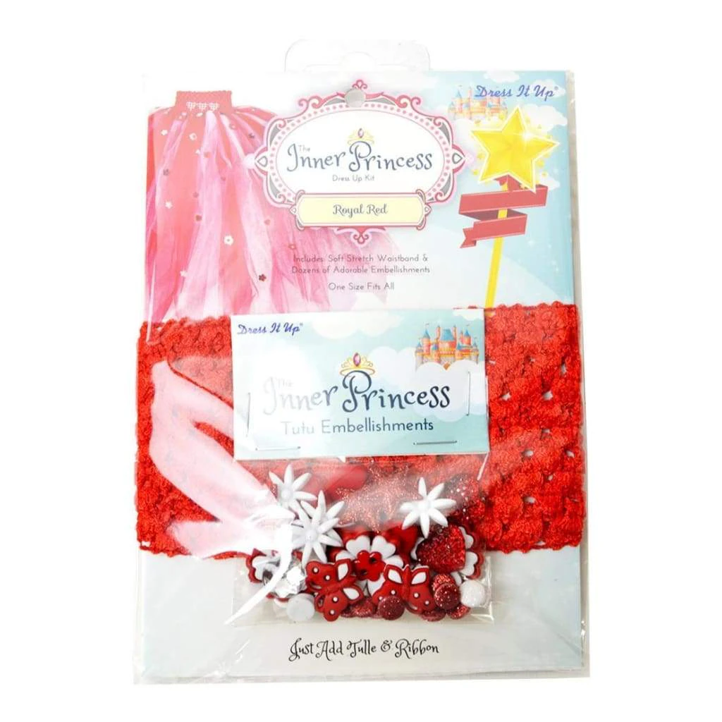 Dress It Up The Inner Princess Tutu Kit - Royal Red*