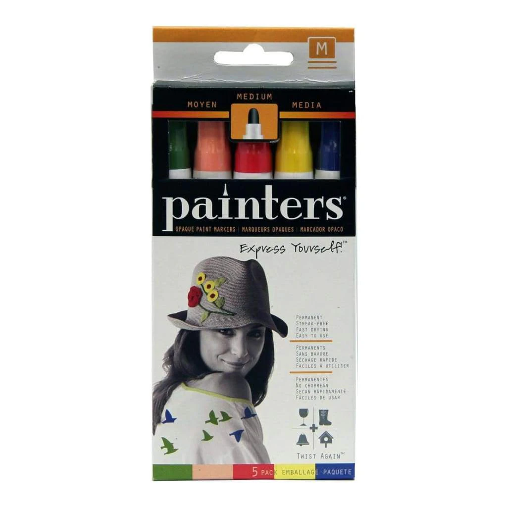 Elmer's Painters Opaque Paint Markers 5 pack - Retro Twist - Medium Point^*