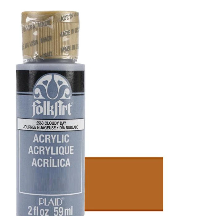 FolkArt Acrylic Paint 2oz - Raw Sienna Artist Pigment*