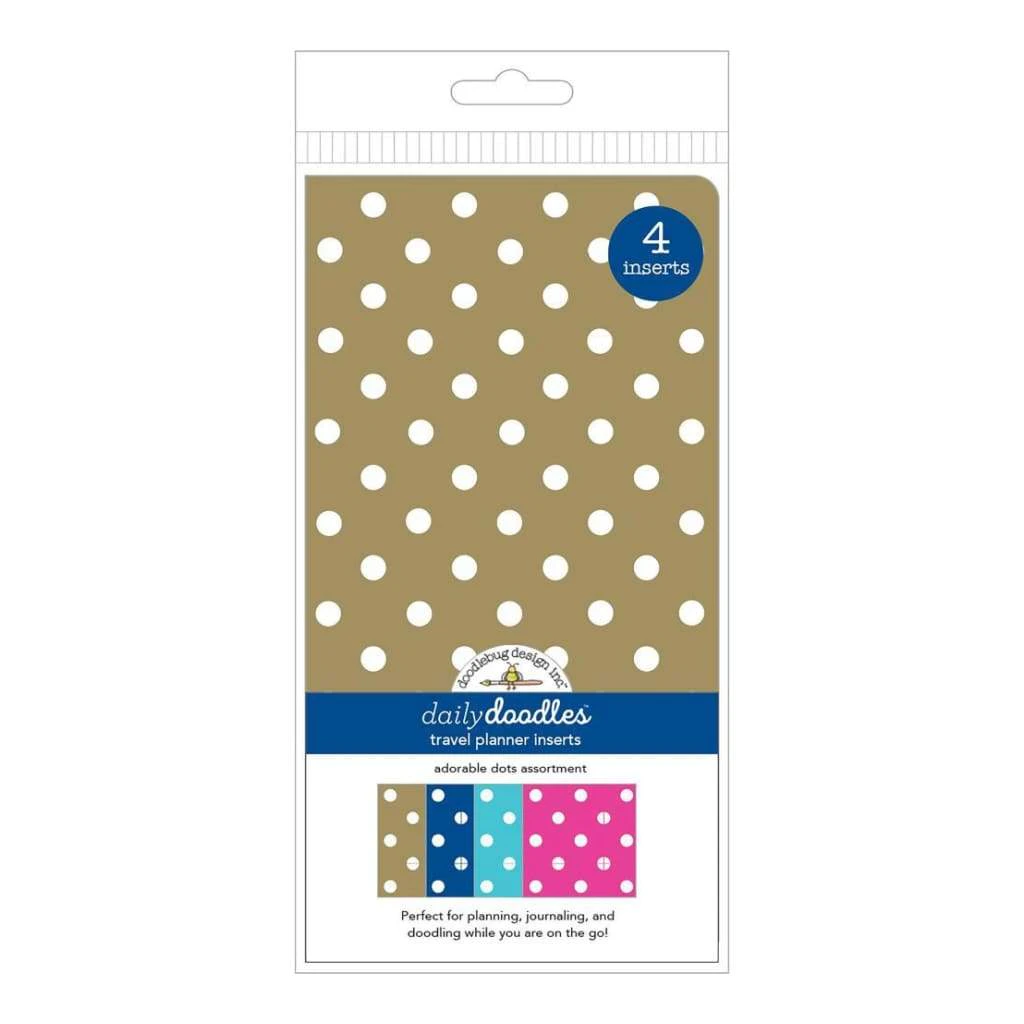 Doodlebug Planner Inserts 4 pack Adorable Dots Grid & Dot Grid*