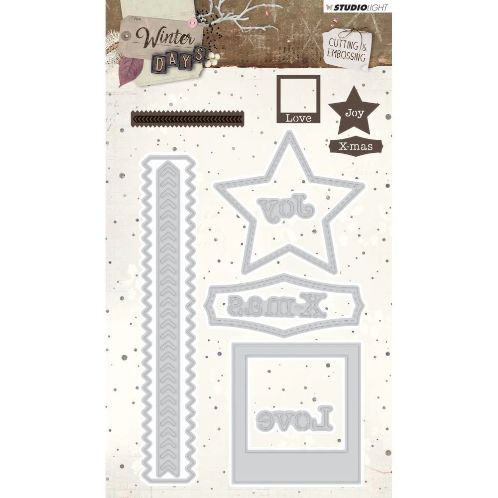 Studio Light Winter Days Cutting & Embossing Die No.113*