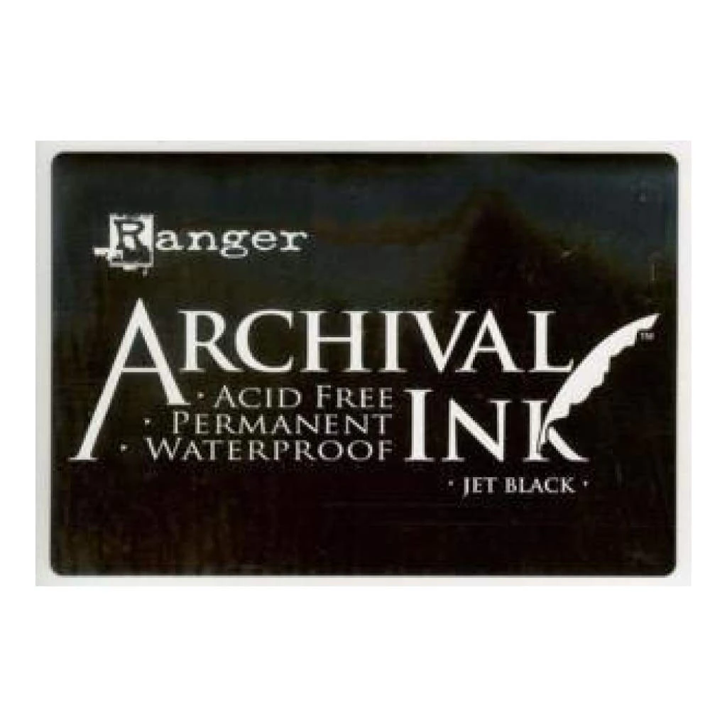 Ranger Archival Jumbo Ink Pad  - Jet Black