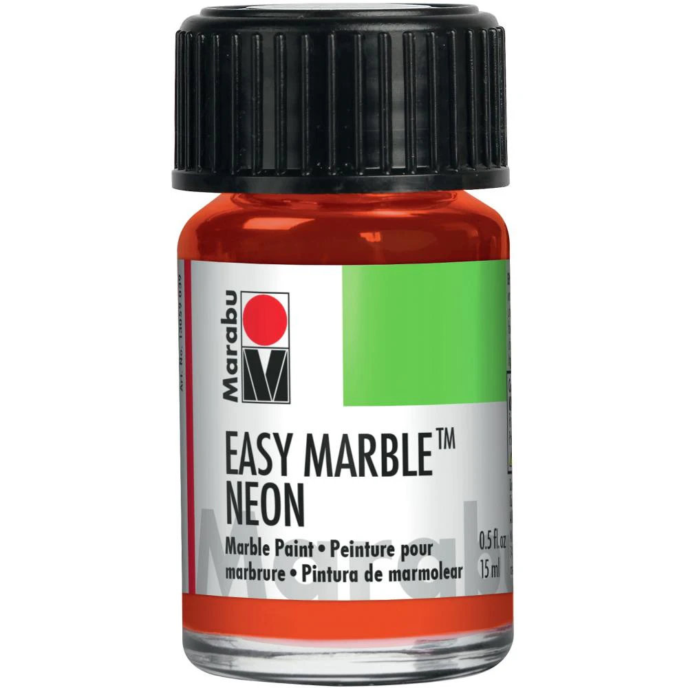 Marabu Easy Marble 15ml - Neon Orange*