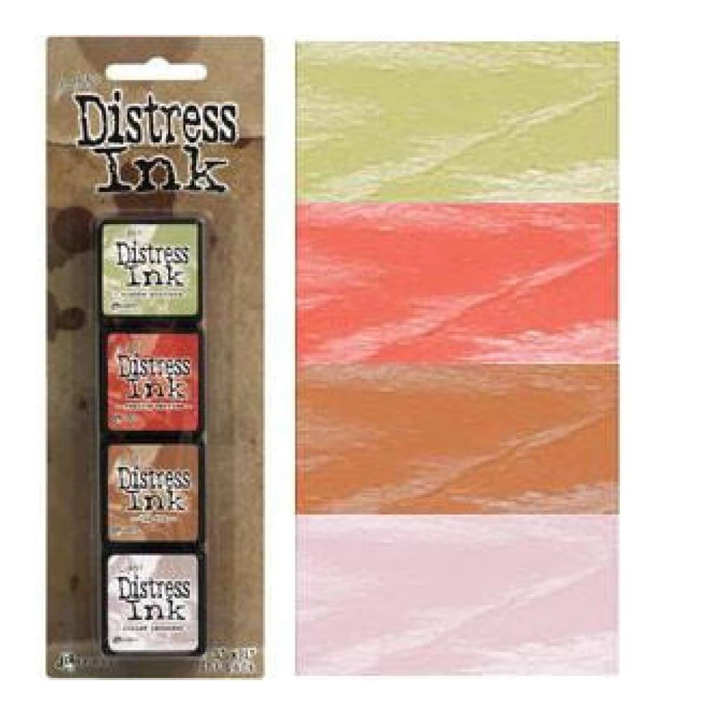 Tim Holtz Distress Mini Ink Pads 4 Pack - Kit 11