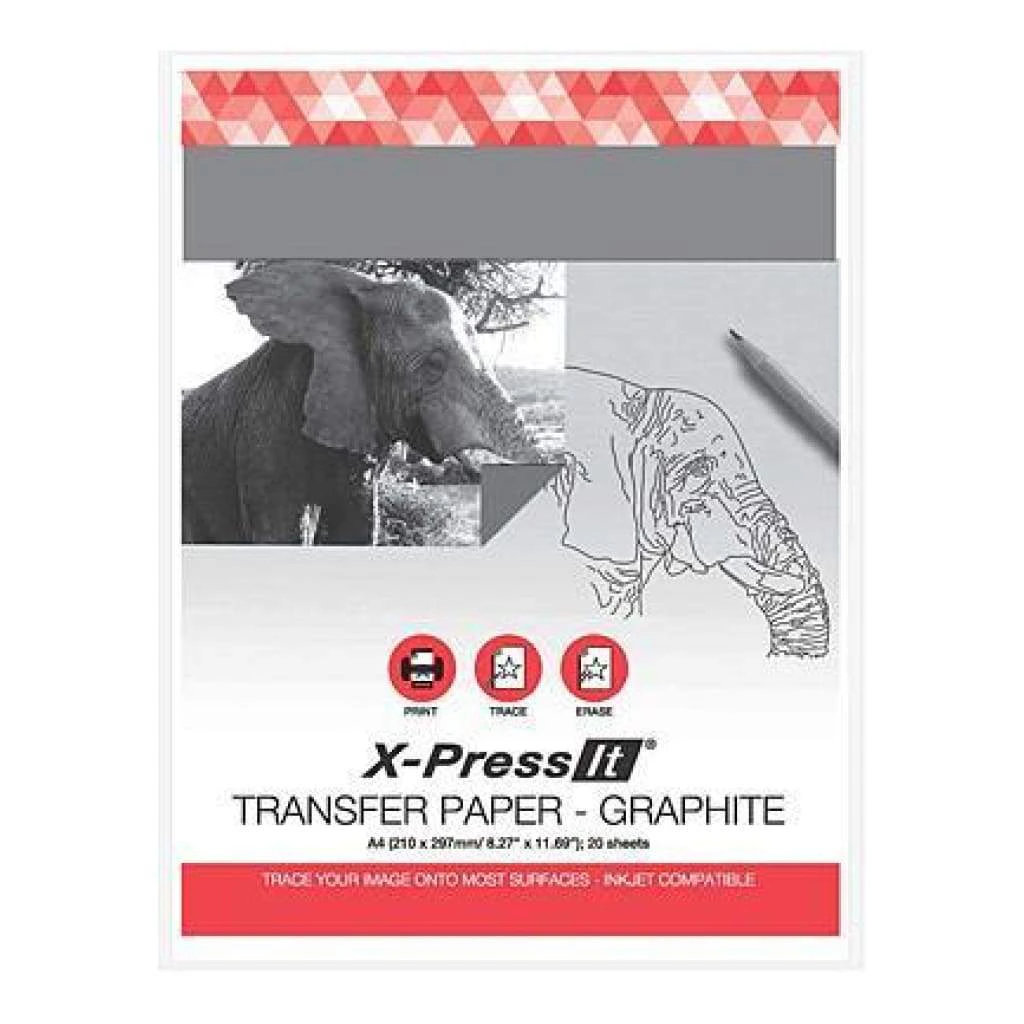 X-Press It Transfer Paper Graphite A4 20 Sheets