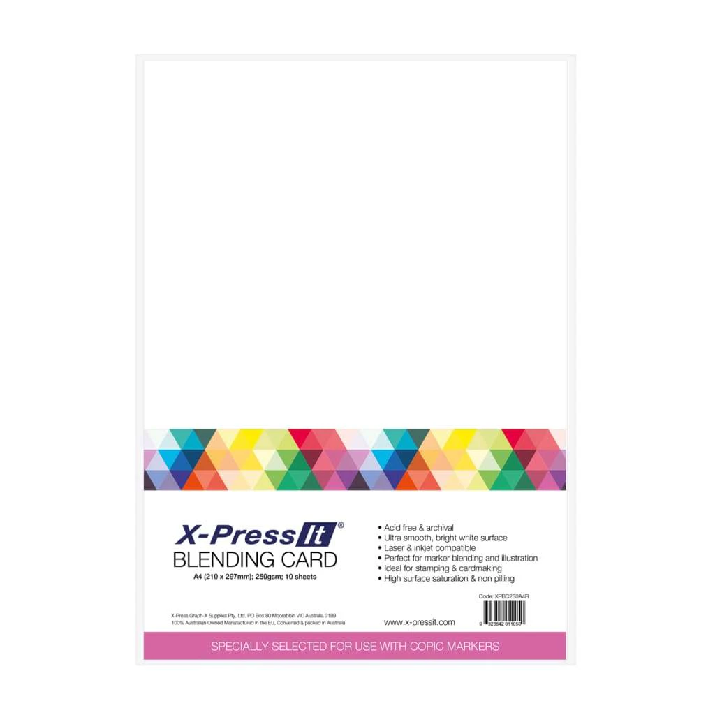 X-Press It  A4 Blending Card 25 Pack