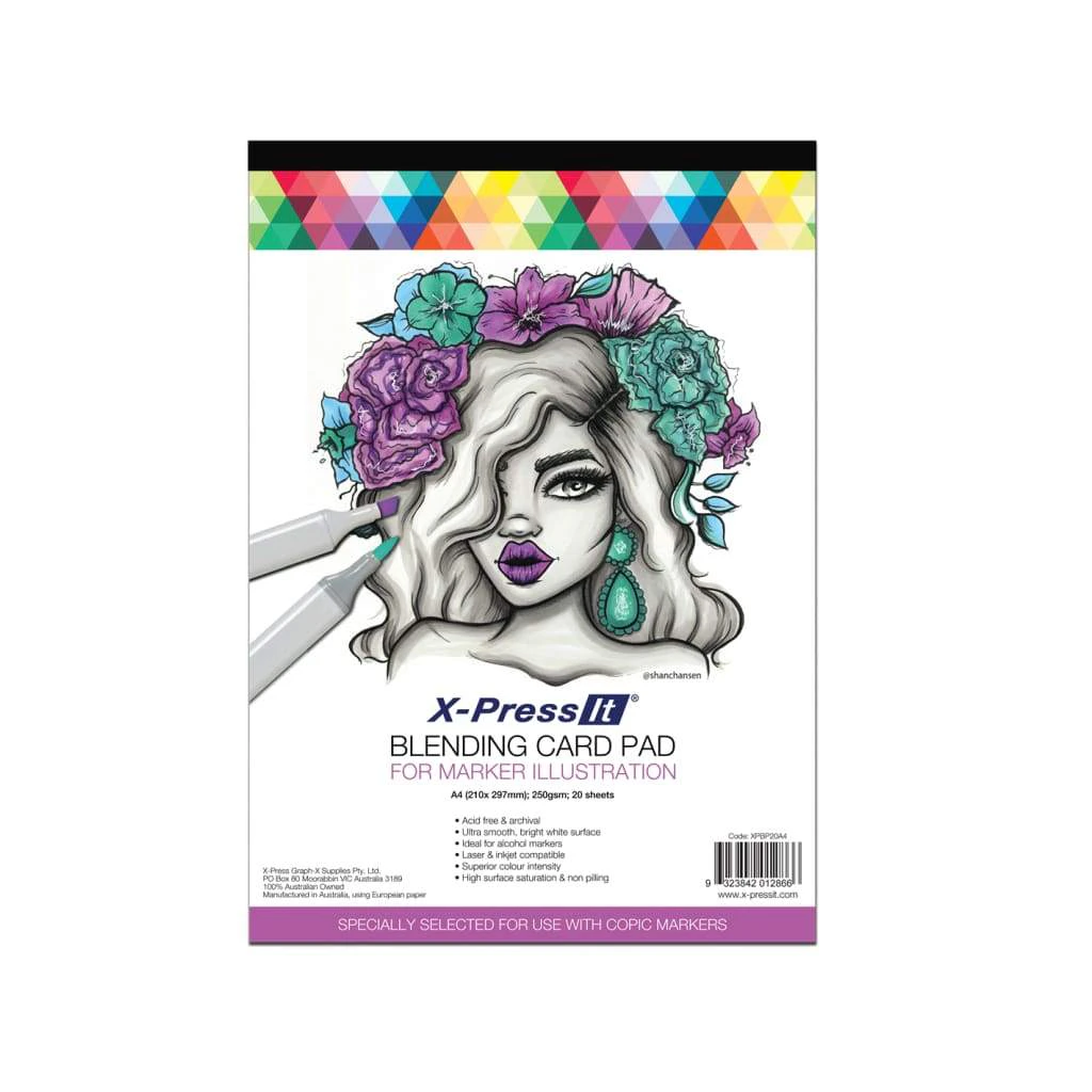 X-Press It Blending Card Pad 20 sheets A4