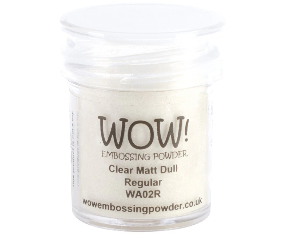 WOW! Embossing Powder 15ml Regular Clear Matt Dull