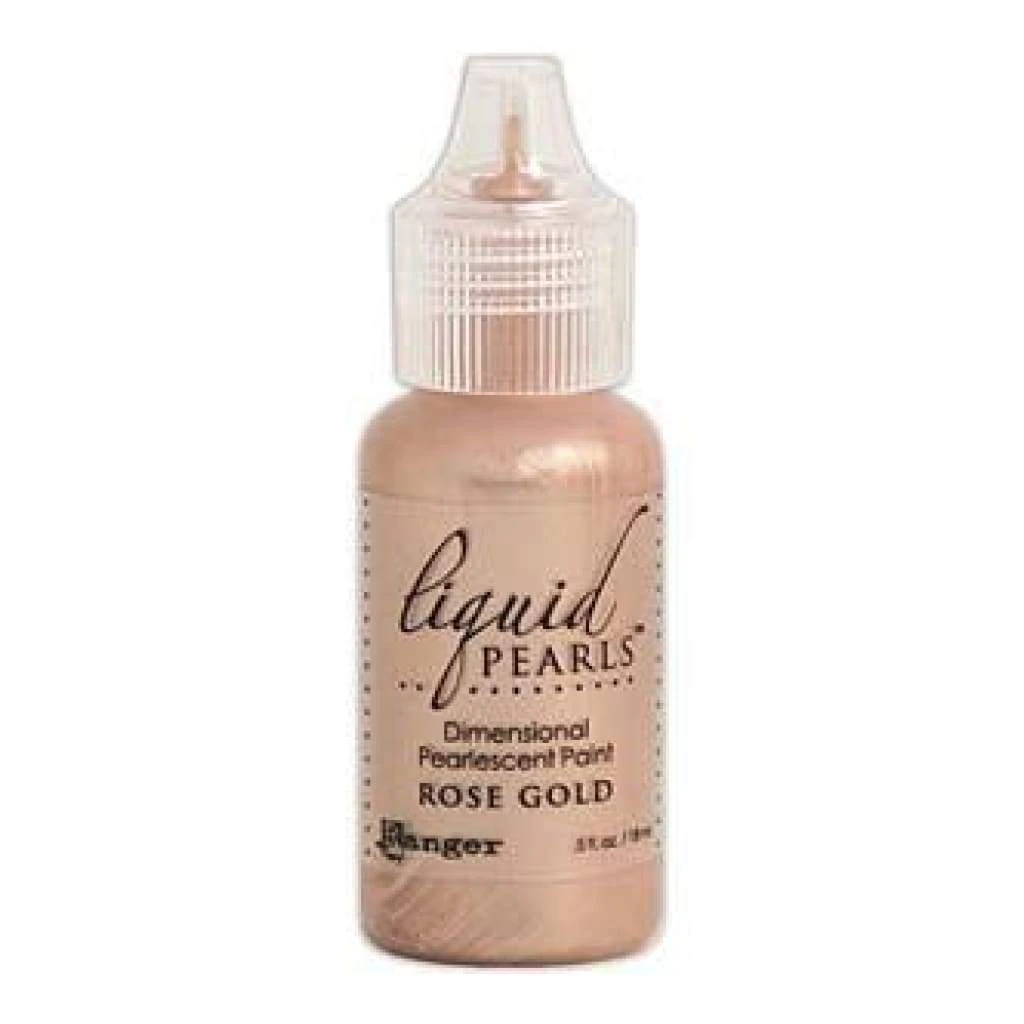 Ranger Liquid Pearls Glue .5oz - Rose Gold