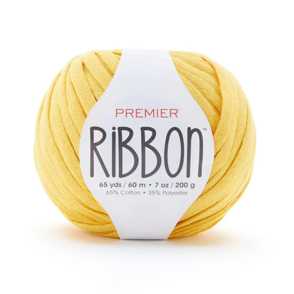 Premier Yarns Ribbon Yarn - Yellow 200g