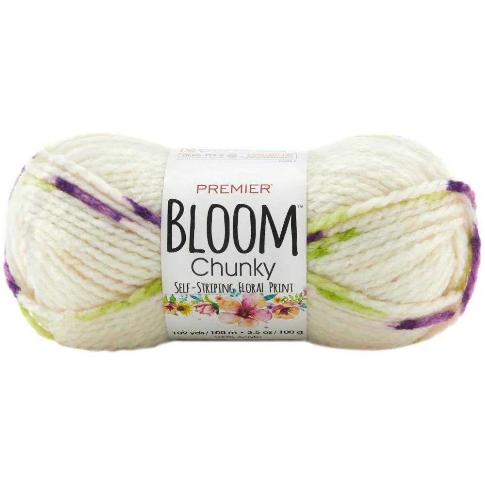 Premier Yarns Bloom Chunky Yarn - Violet 100g