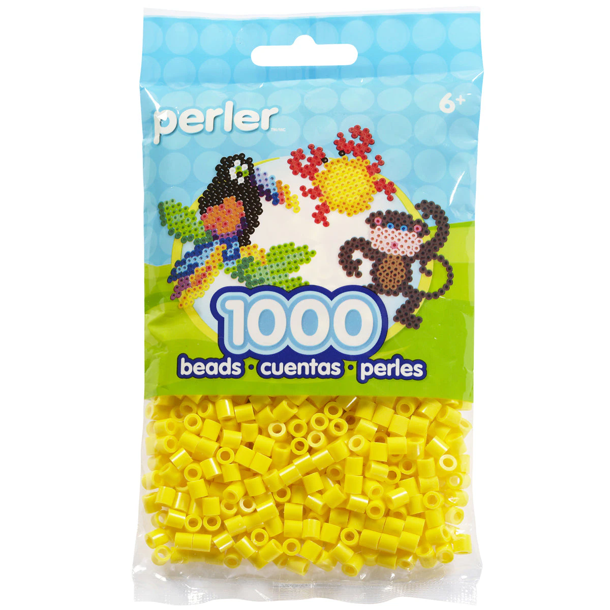 Perler Beads 1,000 pack  - Yellow*