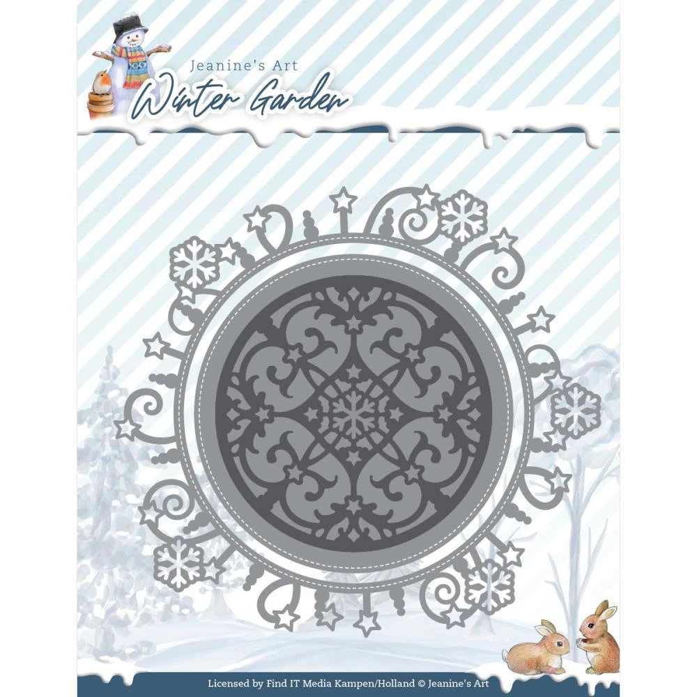 Find It Trading Jeanine's Art Die - Winter Garden - Snowflake Circle*