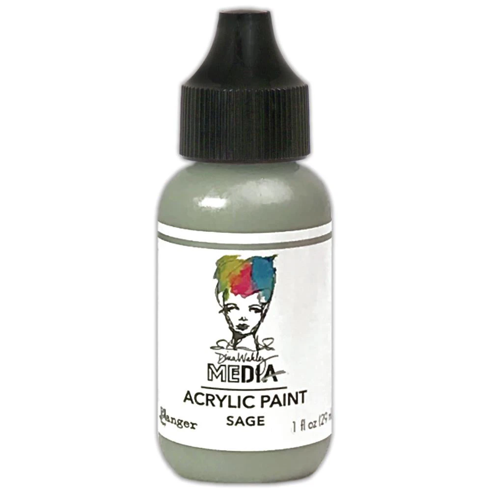 Dina Wakley Media Acrylic Paint 1oz - Sage