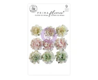 Prima Marketing Paper Flowers 9 pack  Charming Afternoon/ Avec Amour
