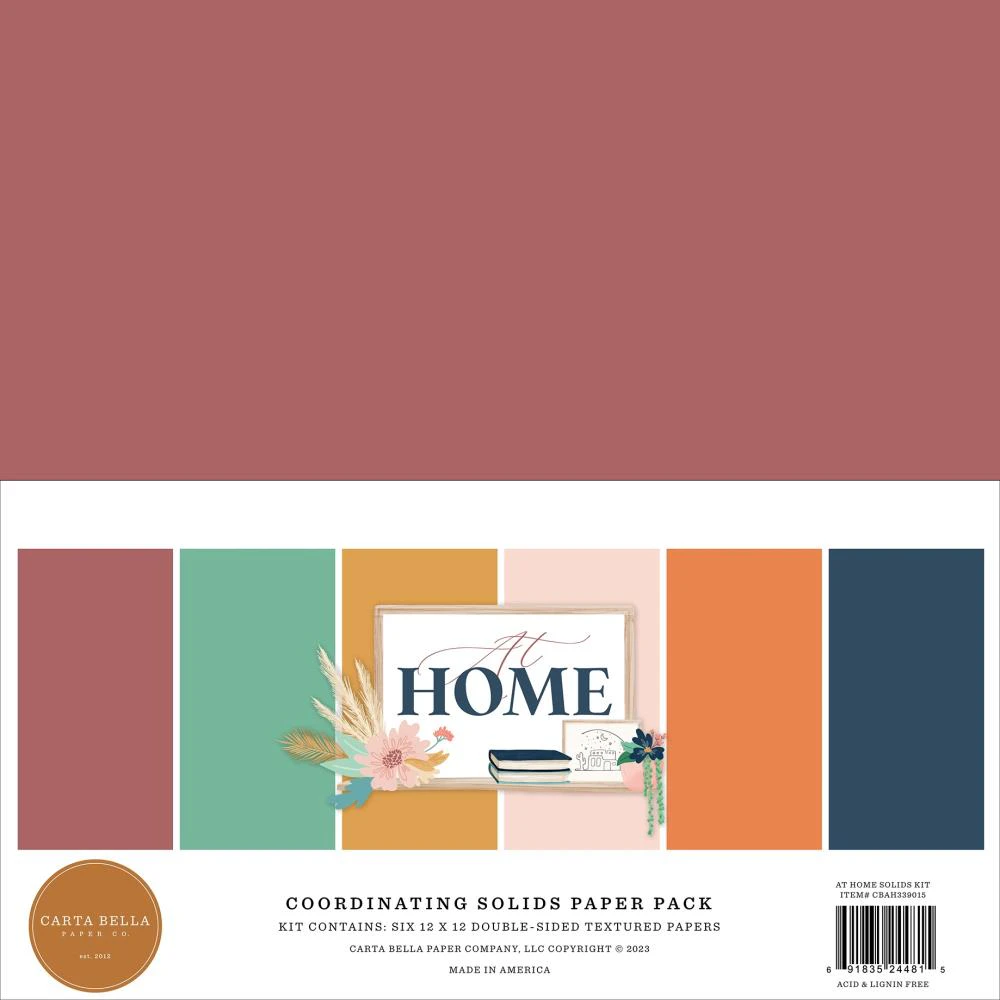 Carta Bella Solids Collection Kit 12"X12" At Home