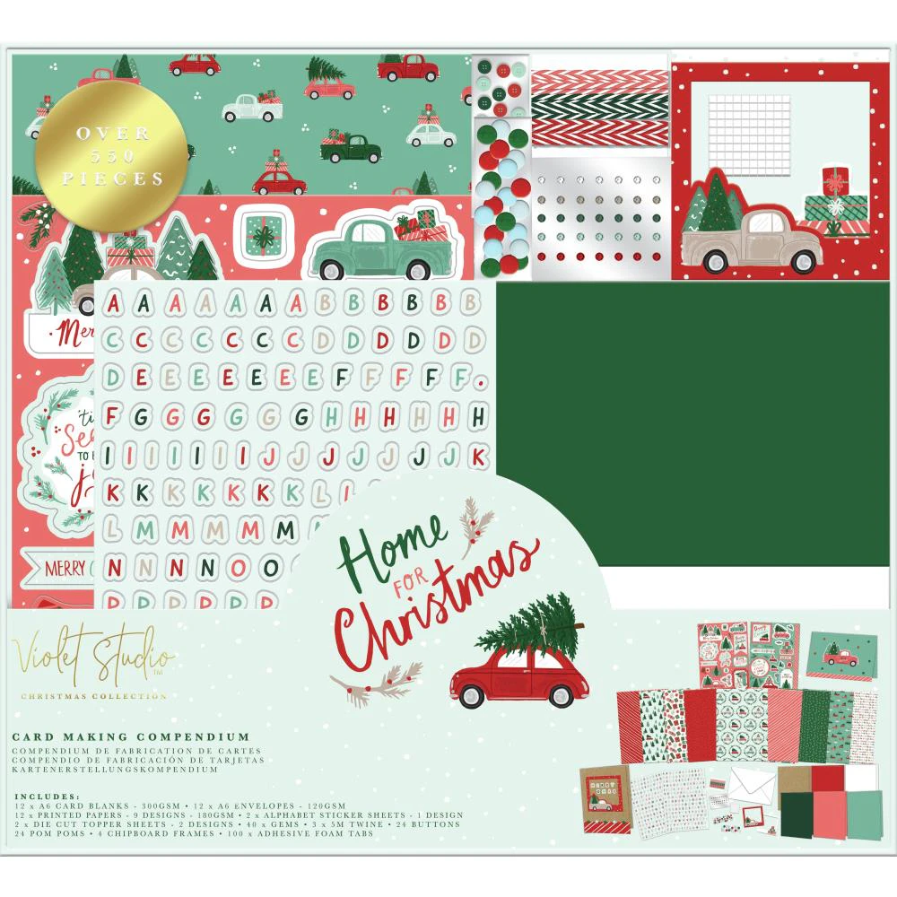 Violet Studio Home For Christmas - Card Making Compendium*