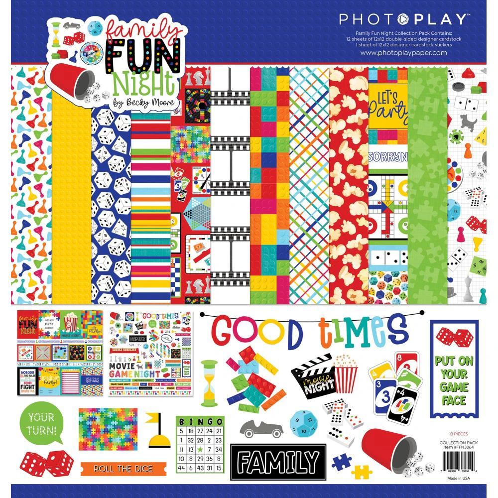 PhotoPlay Collection Pack 12" x 12" - Family Fun Night*