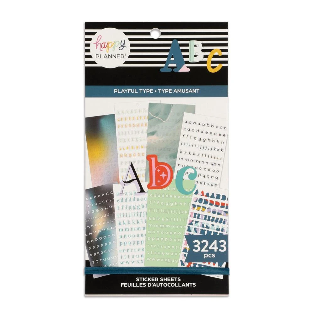 Me & My Big Ideas Happy Planner - Sticker Value Pack 30/Sheets - Playful Type*